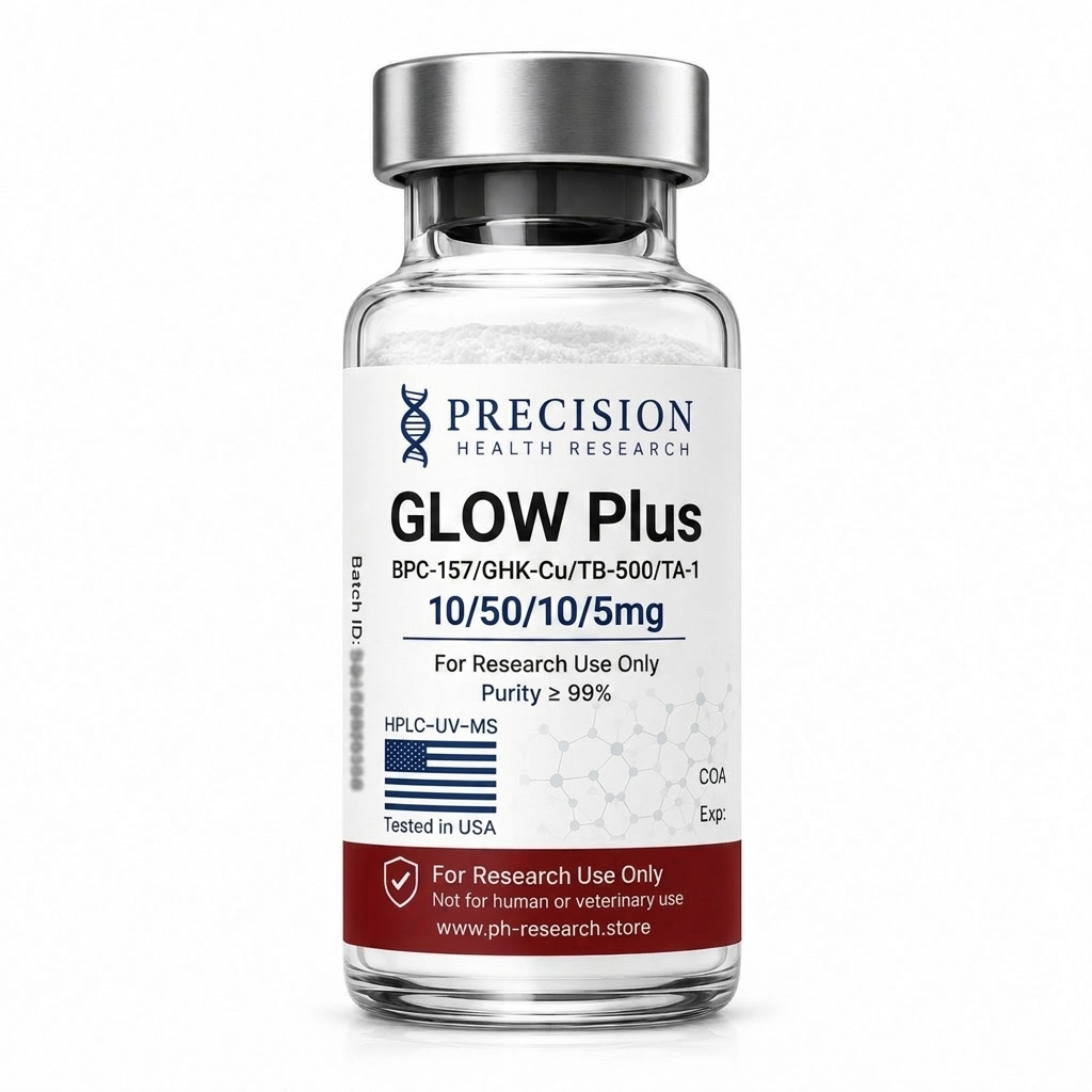 GLOW Plus (BPC-157/GHK-Cu/TB-500/Thymosin Alpha-1 Blend)