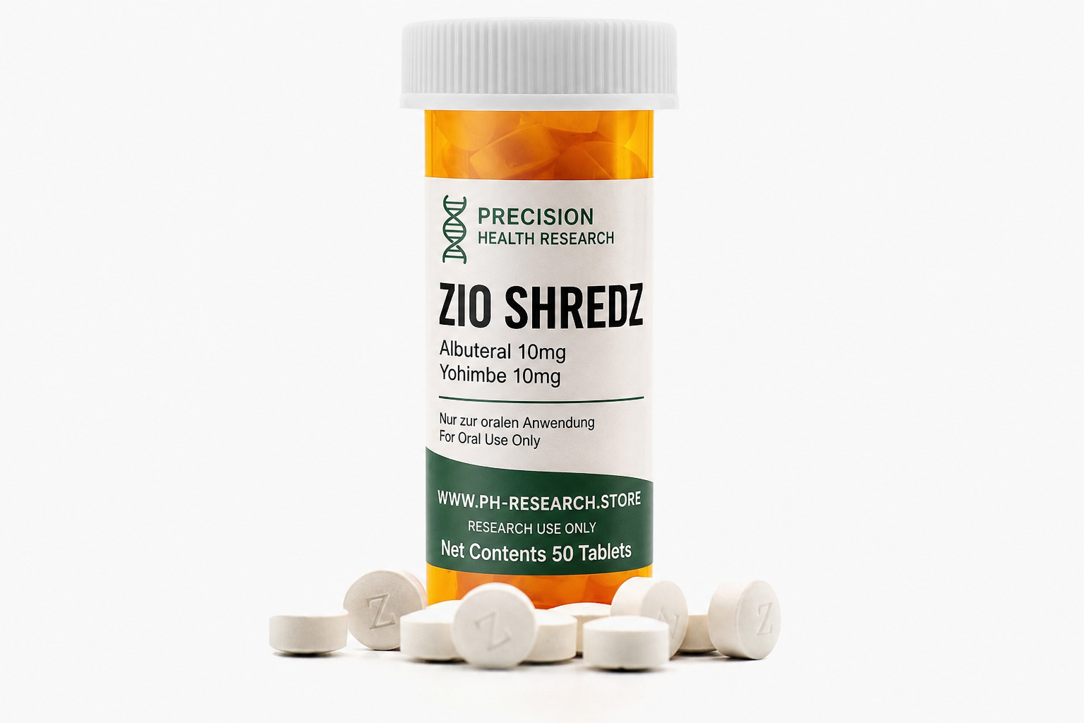 ZIO SHREDZ (20MG) (50 TABLETS)
